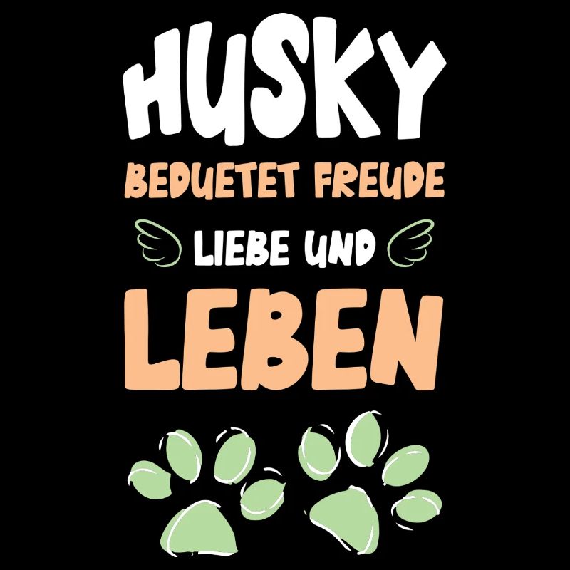 Husky Freude Liebe Leben