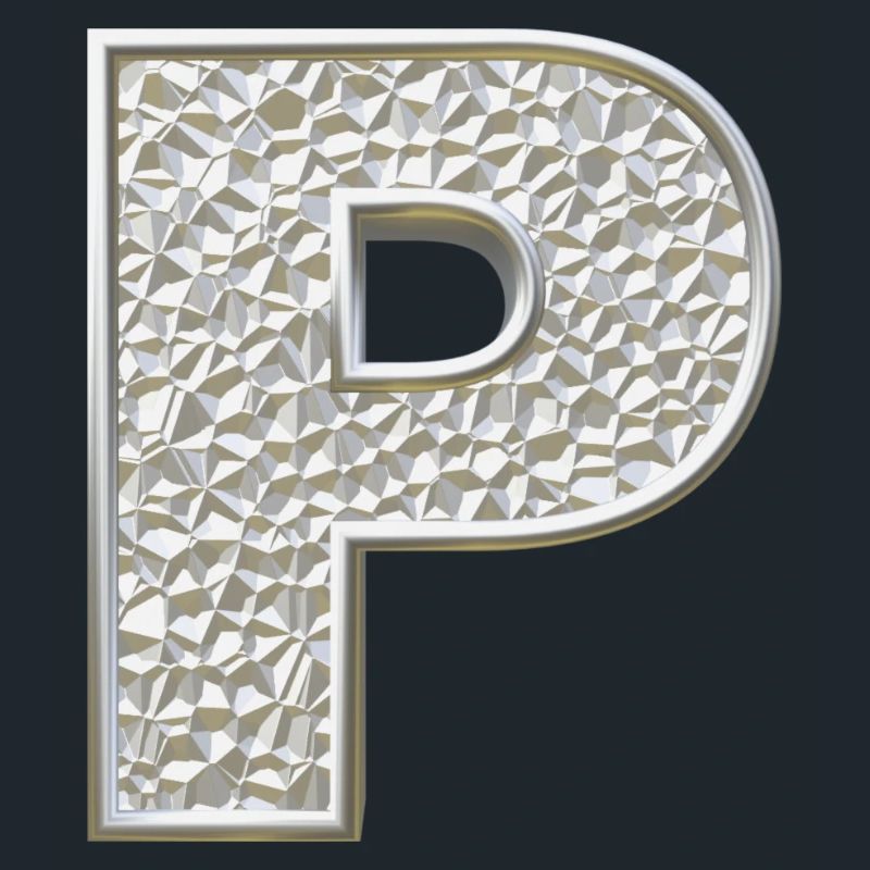 P, letter, letter P, initial, initial P, monogram,