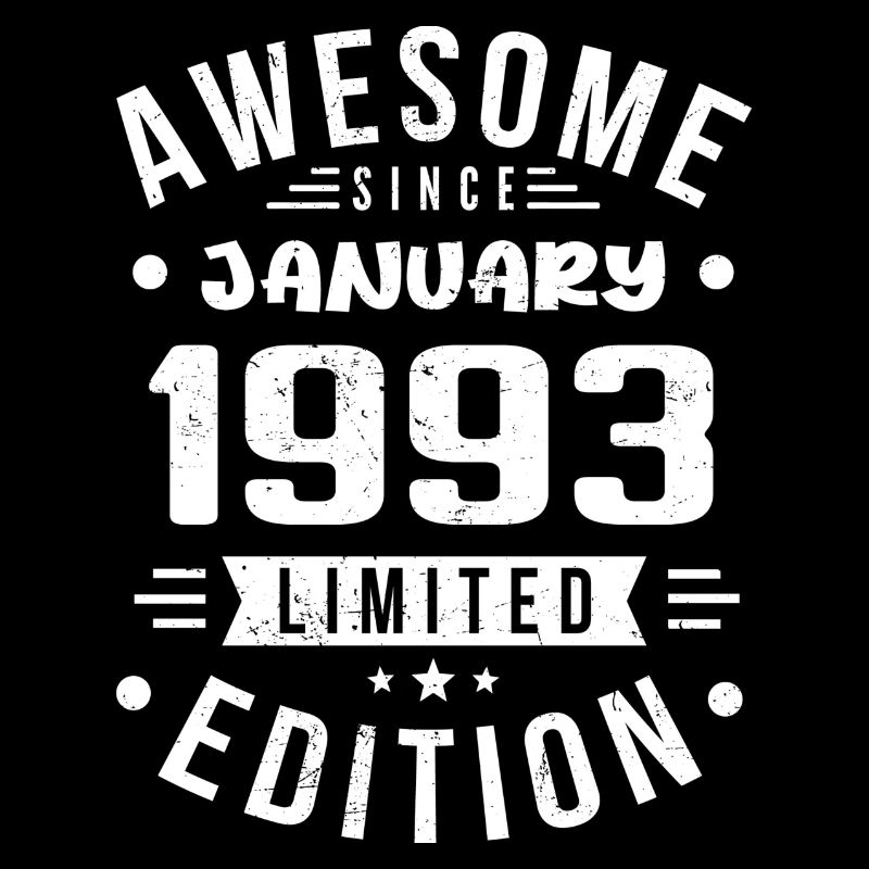 Janvier 1993 - anniversaire Janvier 1993 I Janvier 1993