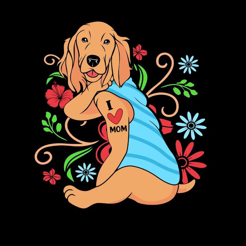 Cocker Spaniel Maman Chien Maman
