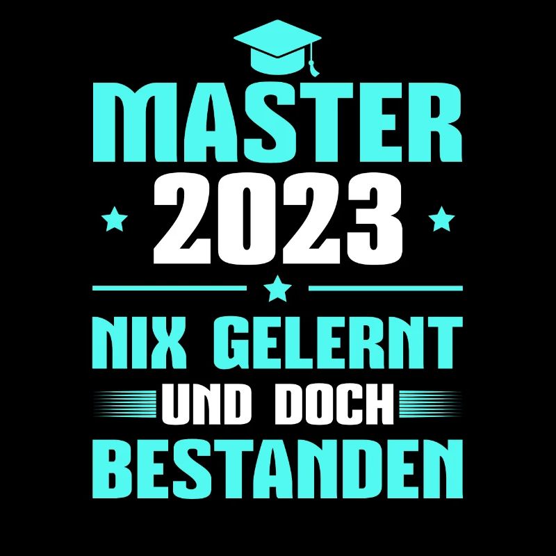Master 2023 Bestandene Masterprüfung Geschenk
