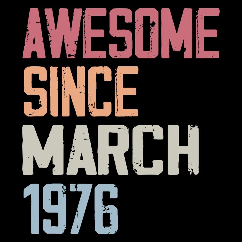 1976 Mars Naissance Anniversaire Mars 1976 Cadeau