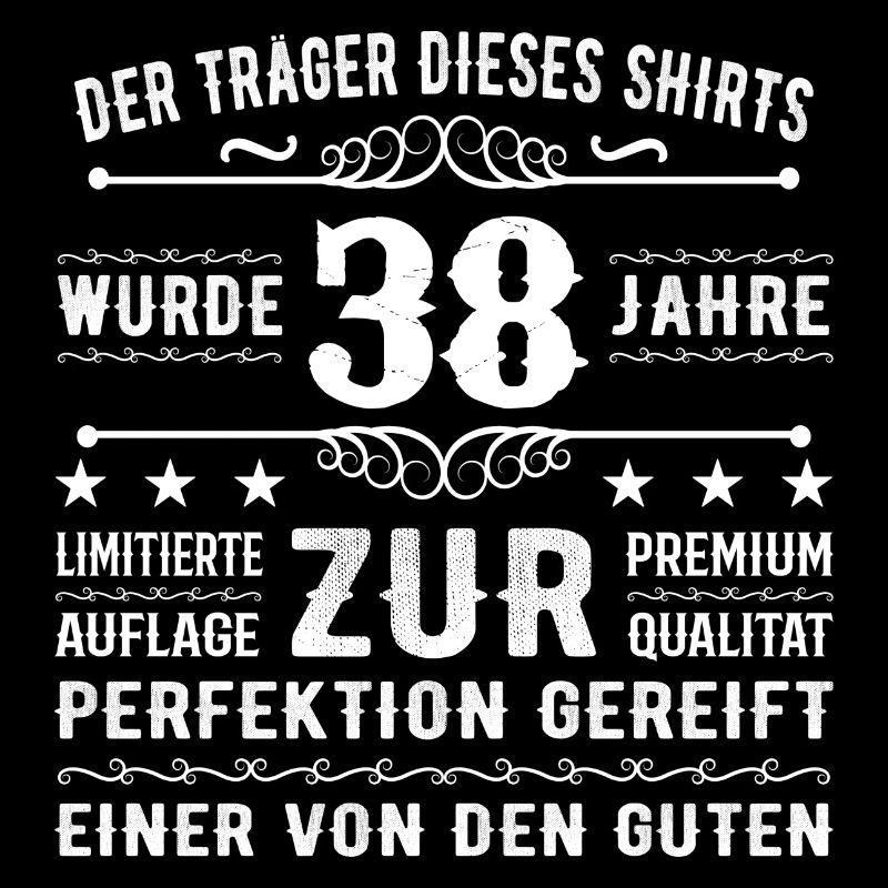 38 Years Gift Idea for 38 - Birthday