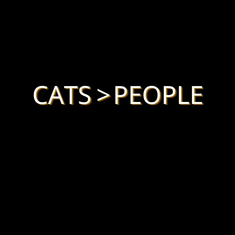 T-Shirt Katzen Menschen