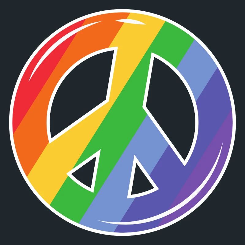 Peace Regenbogen Pride