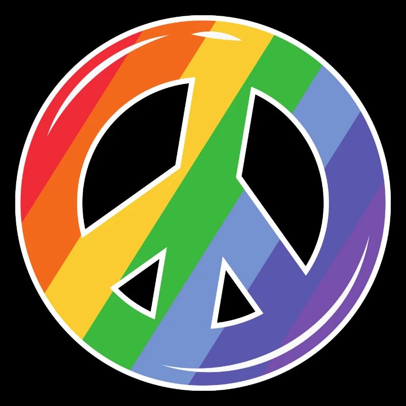 Peace Regenbogen Pride