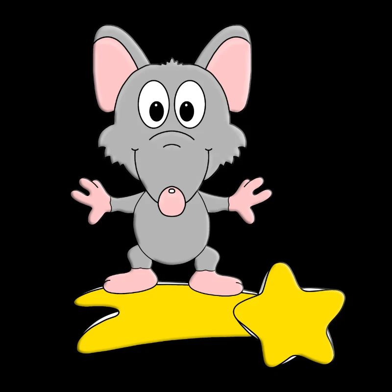 RATTE - STERNSCHNUPPE - STERNE - TIER - TIERISCH