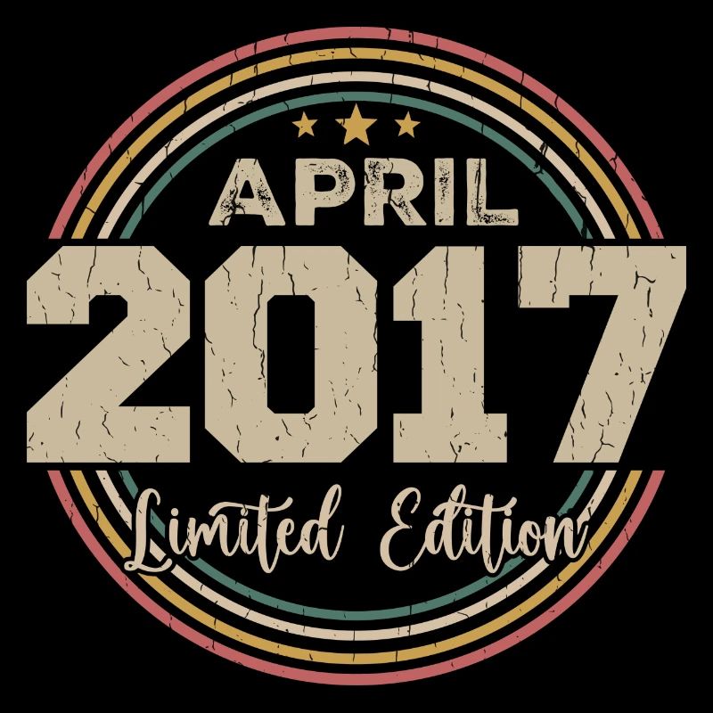 Avril 2017 Cadeau D'anniversaire Avril 2017 Retro