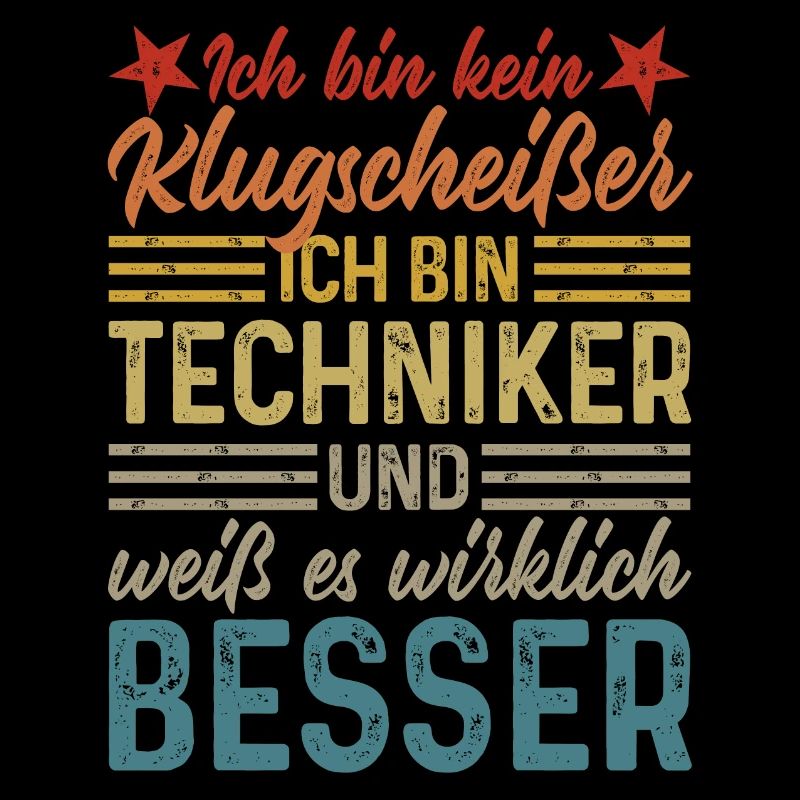 kein Klugscheißer coole lustige Sprüche Techniker