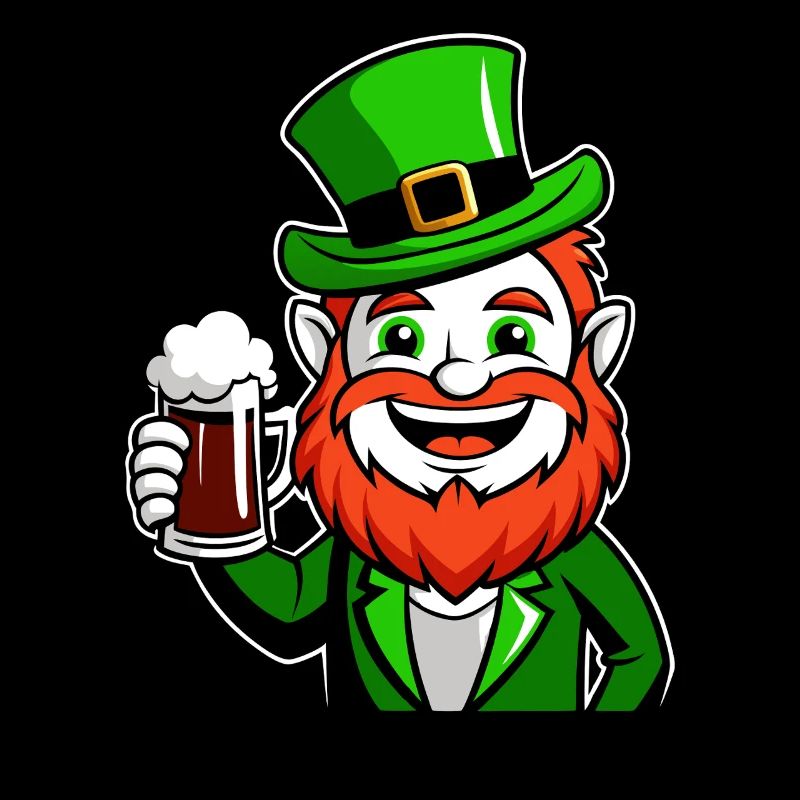 Leprechaun & Beer - Saint-Patrick - Irlande