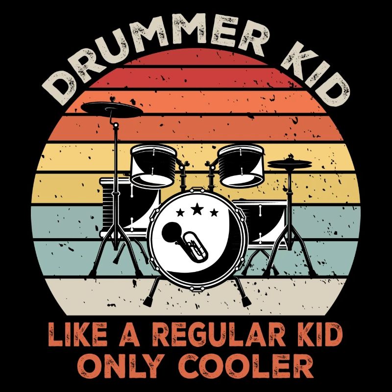 Drummer Kid wie ein normales Kind nur cooler