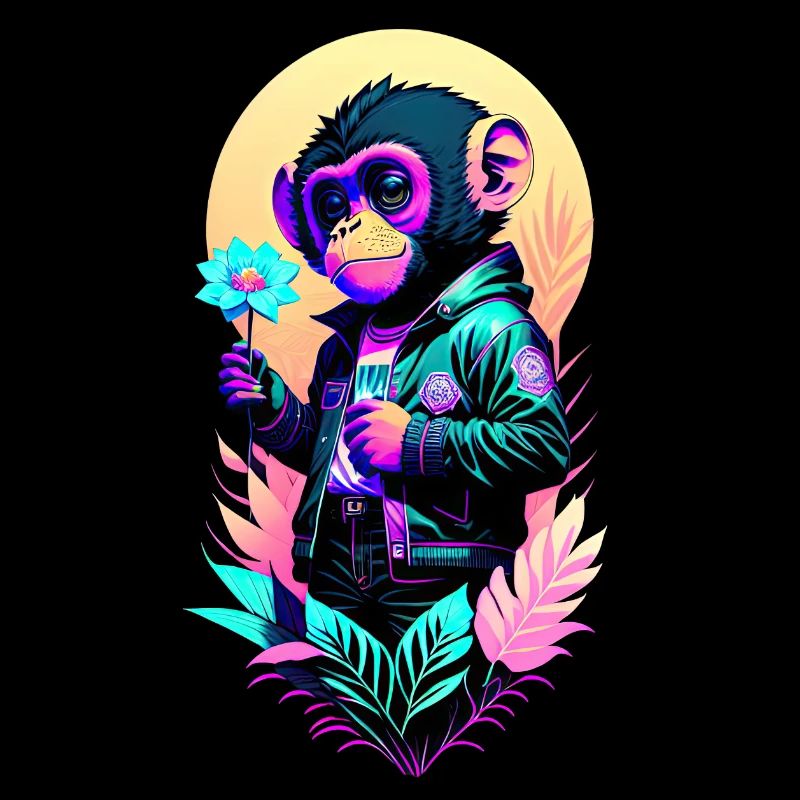 Ape in Bloom
