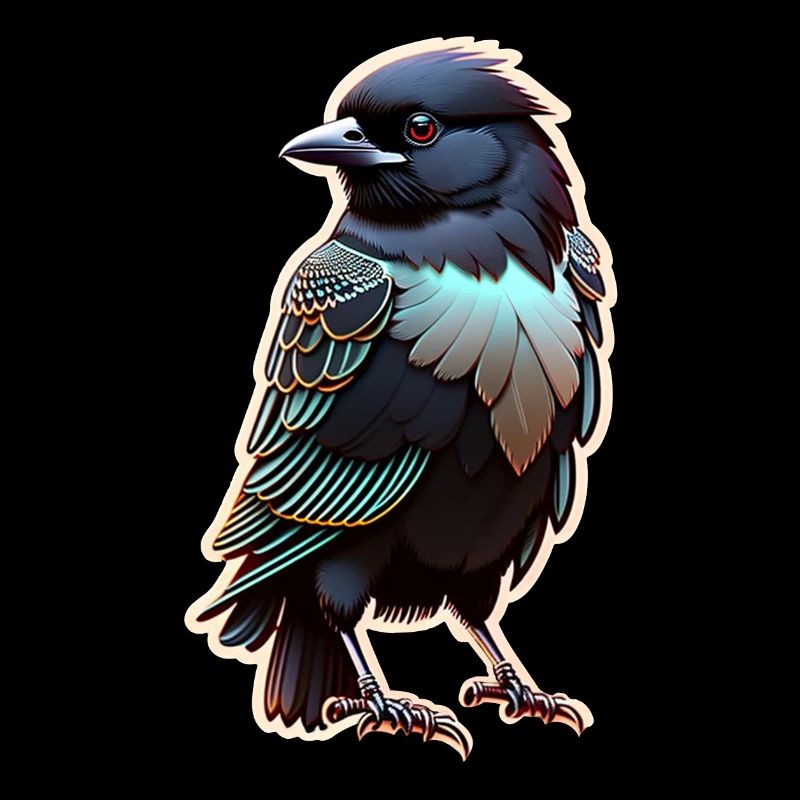corbeau noir - oiseau
