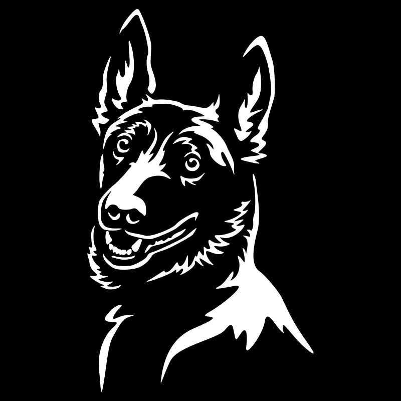 Malinois Kopf "Black Edition"