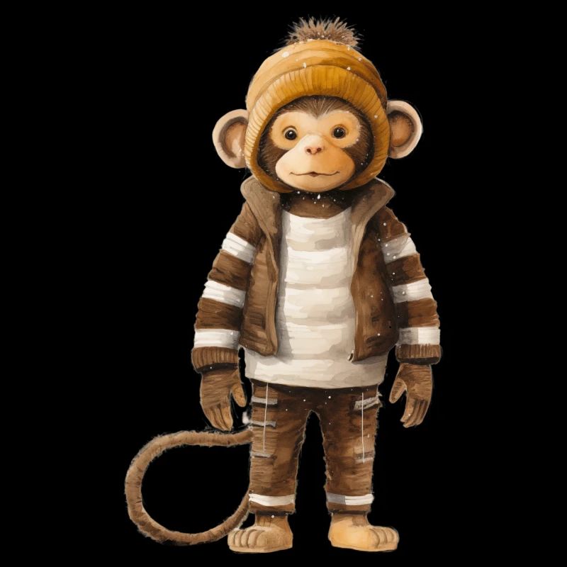 Cheeky Monkey T-shirt ludique