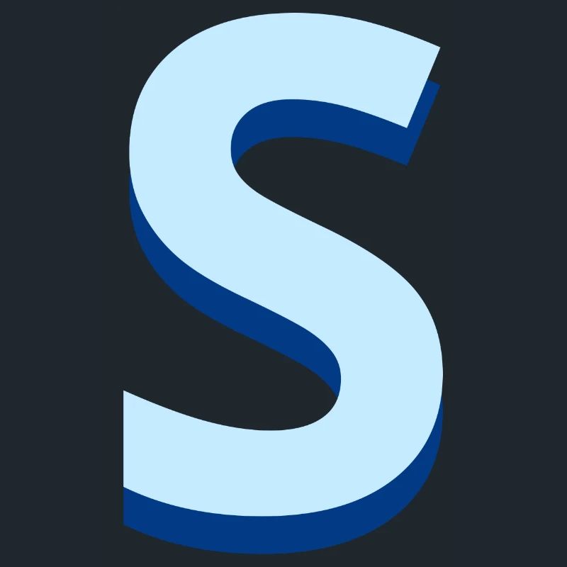 Pop und moderne blaue Buchstaben