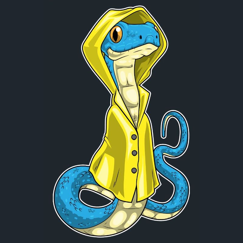 Veste de pluie serpent