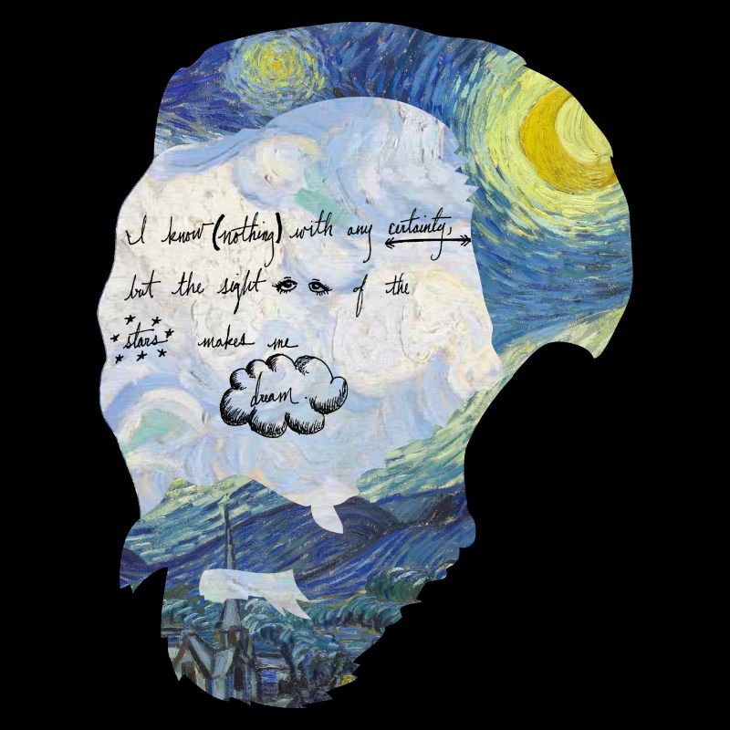 Van Gogh Dream Stars Graphic