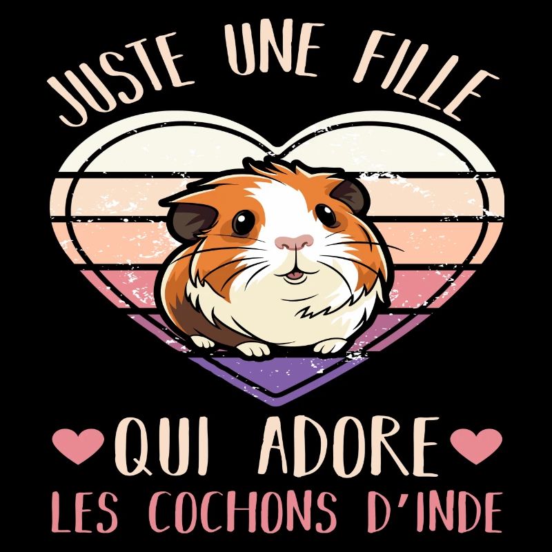Juste une fille qui adore les cochons d' Inde