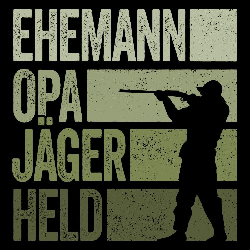 Ehemann Opa Jäger Held Rotwild Jagd Jagen Lustig