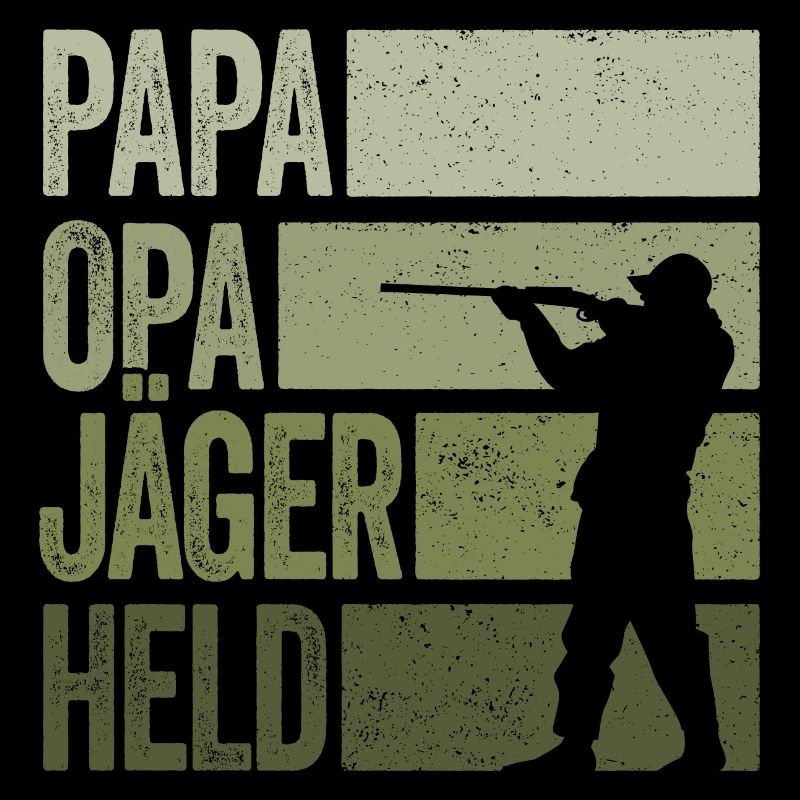 Papa Opa Jäger Held Rotwild Jagd Jagen Lustig