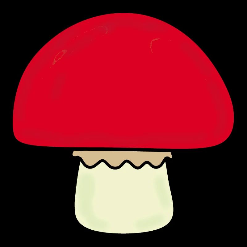 Mushroom red, mushrooms