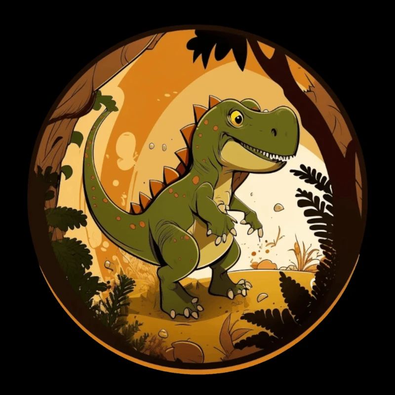 Friendly dinosaur T-Rex