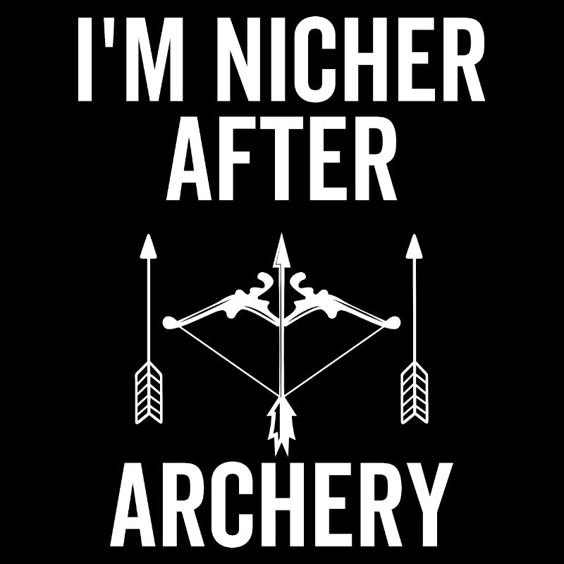 Archer Bowhunter I'm Nicher After Archery Target
