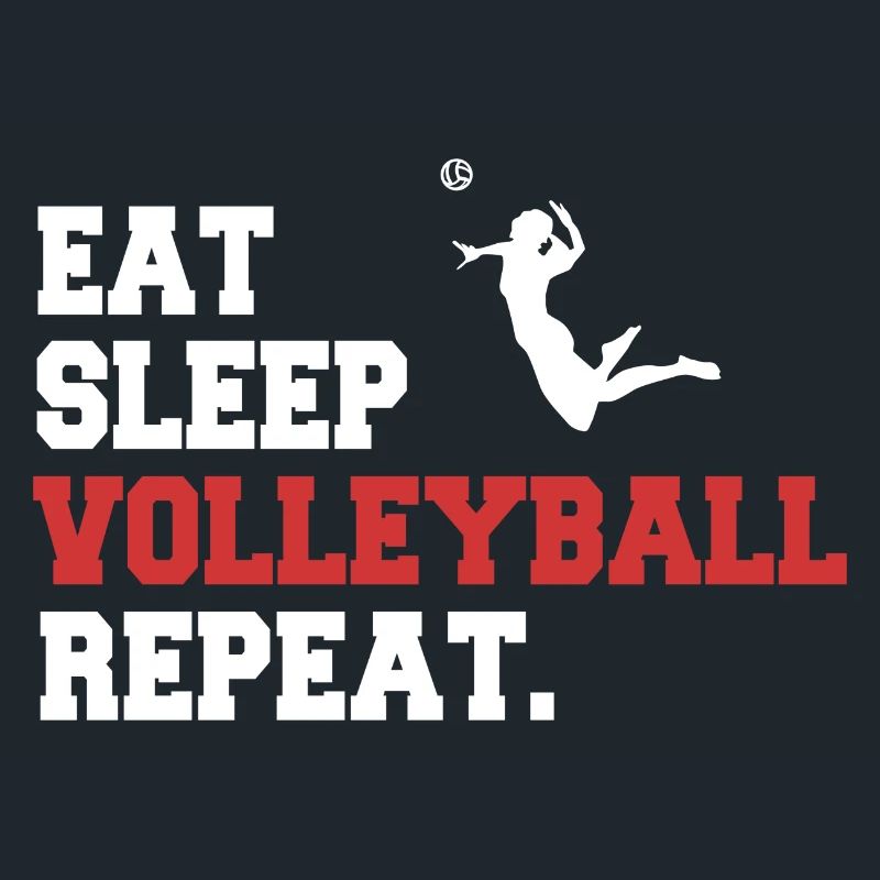 Manger, Dormir, Volley-ball, Répéter la conception