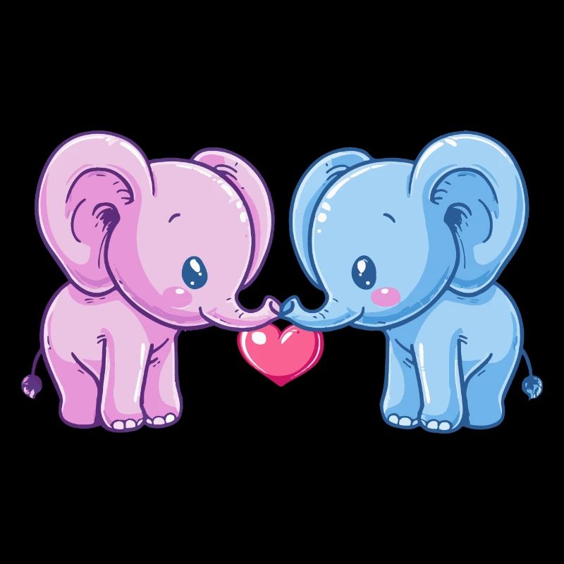 Mammut Paar Liebe Valentinstag