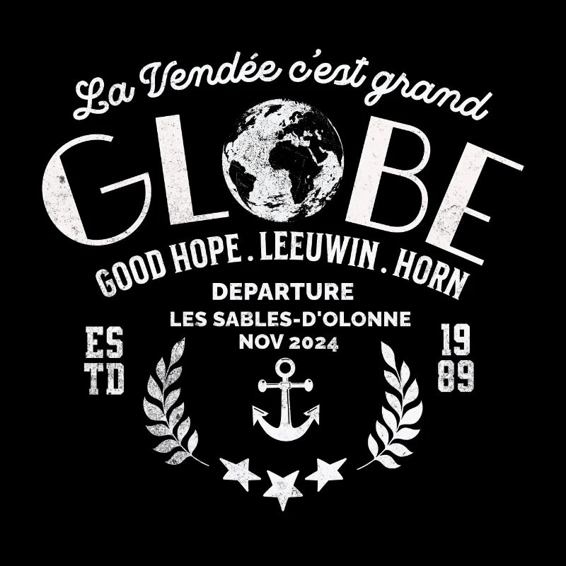 Globe nautical race around the globe