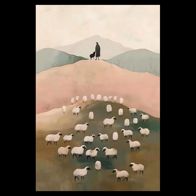 Jésus quitte le 99, art mural chrétien,