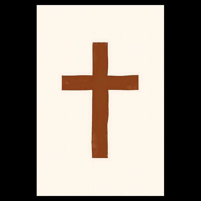 Minimalist Christian decoration,