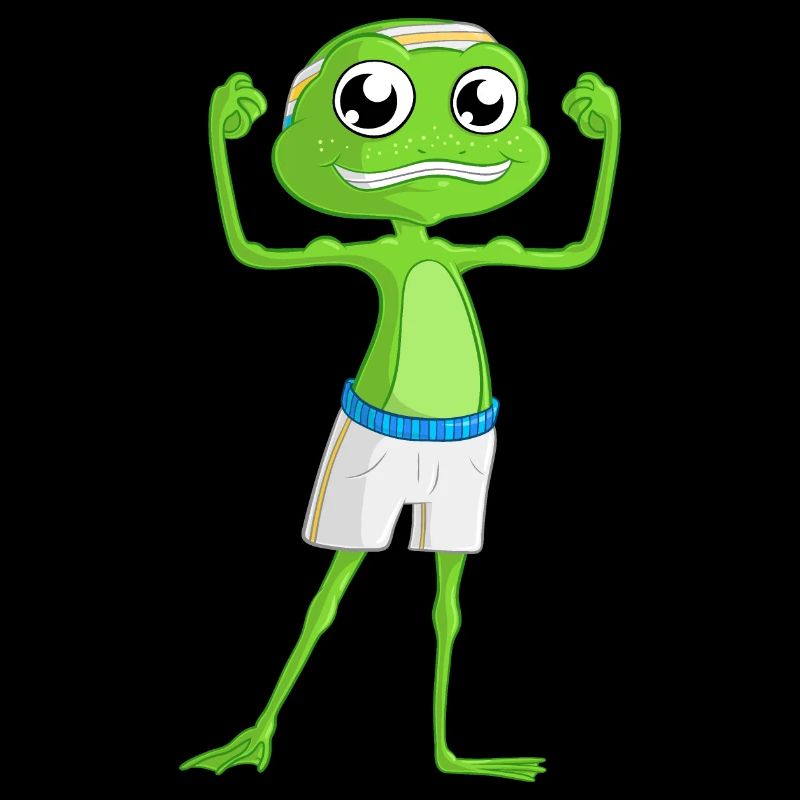 Grenouille de dessin animé