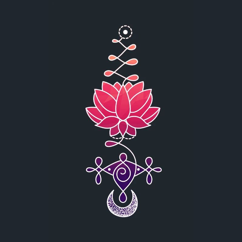 Symbole de Fleur de Lotus Éthérée