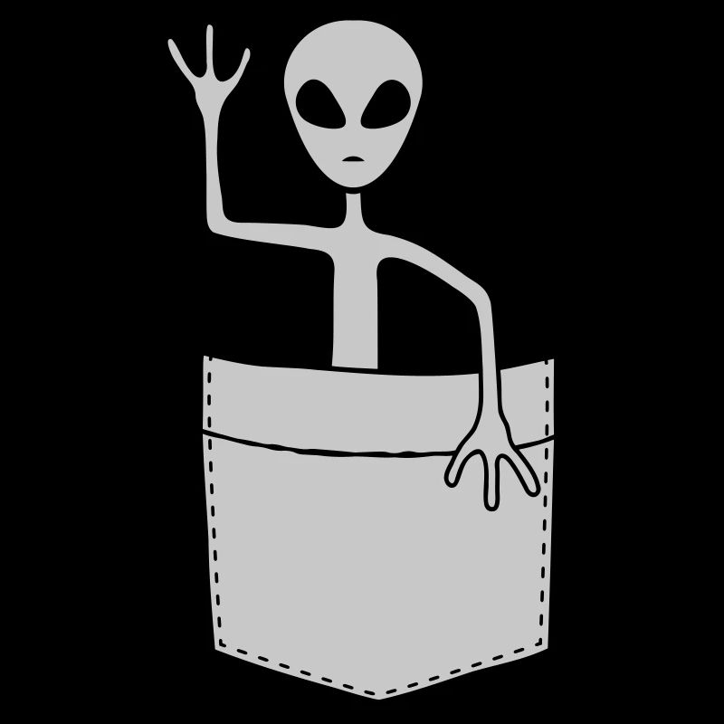 Hemdtasche Science Fiction Alien