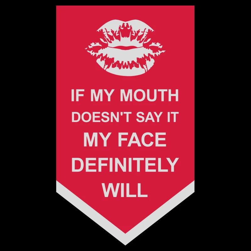 my face definitely will