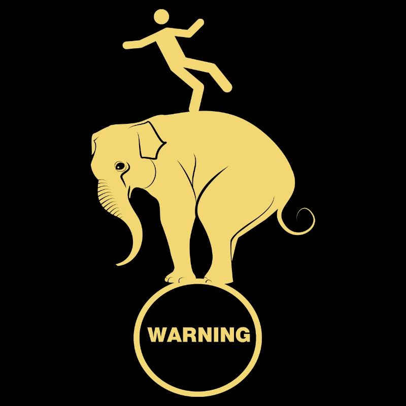 L’éléphant et le ballanging humain
