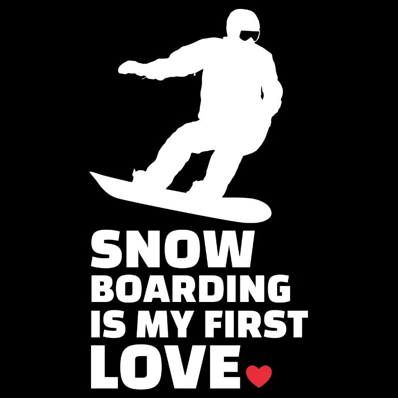 J’adore le snowboard élégant
