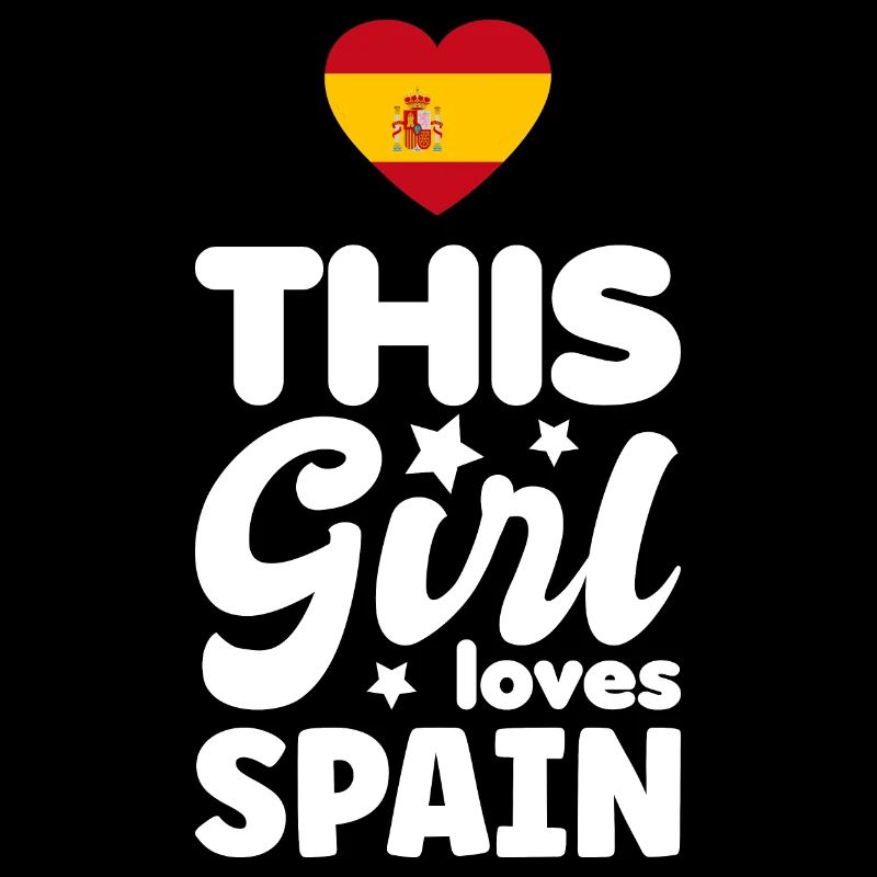 Espagne Drapeau Coeur Espagnol Drapeau Amour