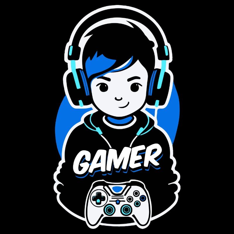 Gamer Boy - Blau