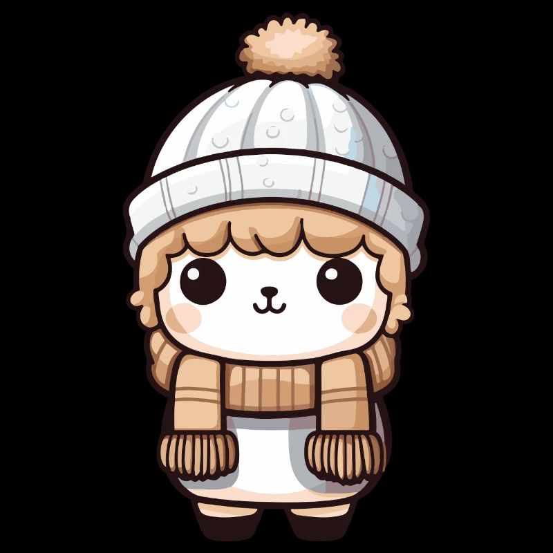 Alpaka Winter Lama Comic
