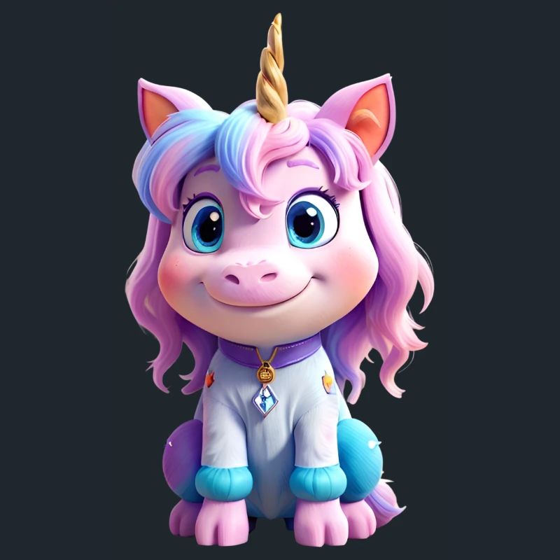 Mignonne licorne