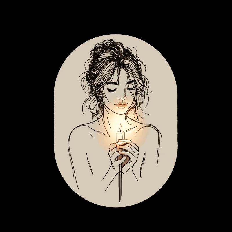 Femme à la bougie
