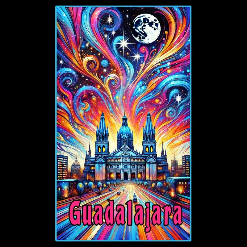 Design coloré de Guadalajara au Mexique