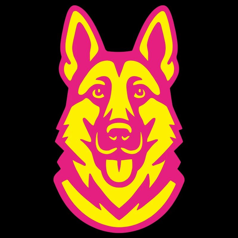 German Shepherd Pop Art