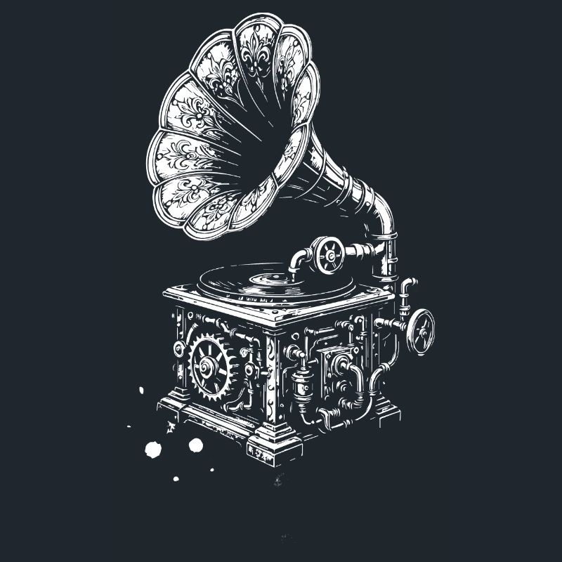 Vintage Gramophone Charm