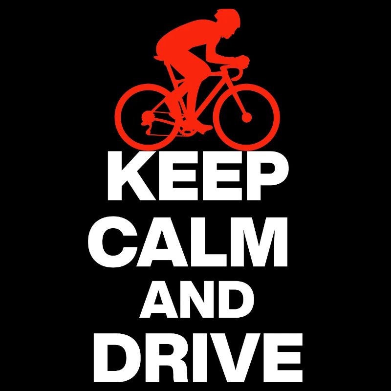 KEEP CALM AND RIDE! RENNRAD UND CYCLING GESCHENK w