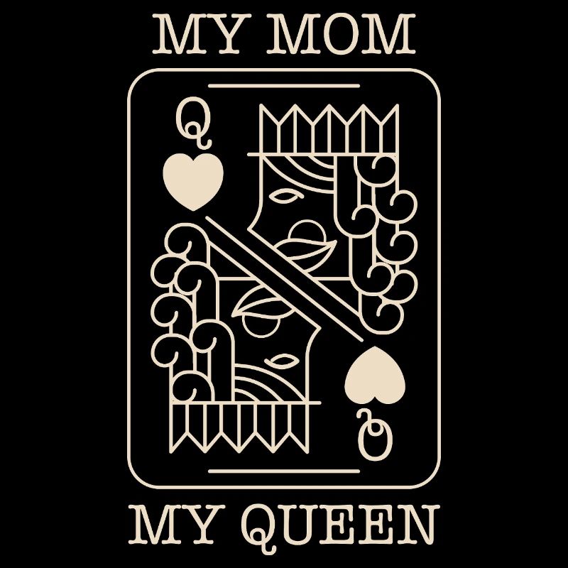 Mother, Queen, Poker Card