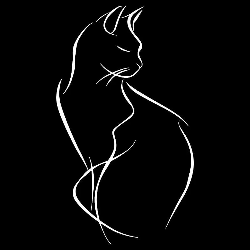 Katze Skizze